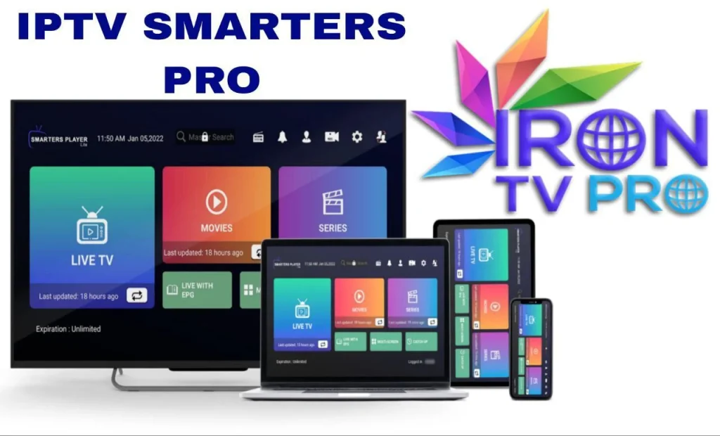 Configurer IRON TV PRO sur IPTV Smarters